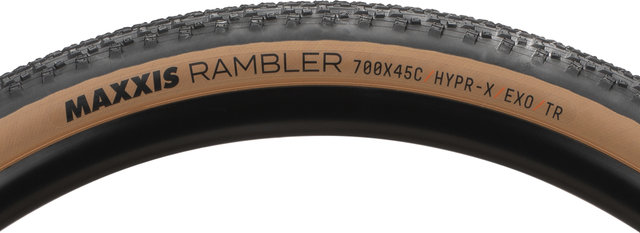 Maxxis Rambler Hypr-X EXO TR 28" folding tire - tan | 45-622 | 45 mm