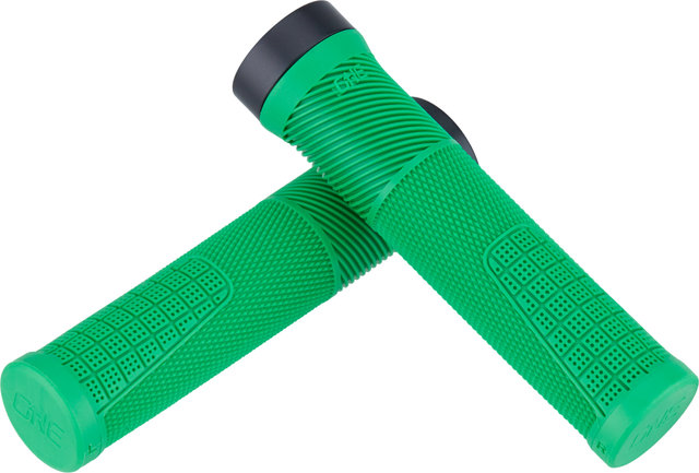 OneUp Components Thin Lock-On Lenkergriffe - green/138 mm