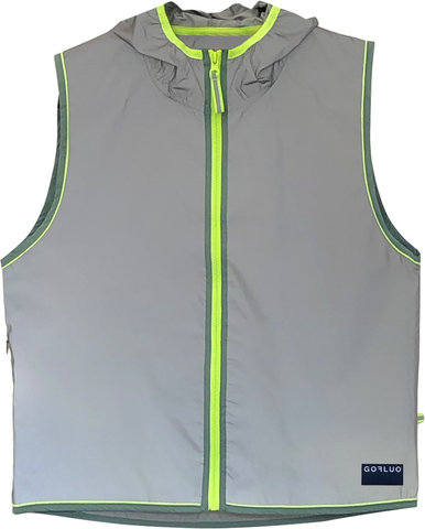 GOFLUO Darknight Weste - grey reflective/M