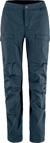 Fjällräven Pantalon femme Abisko Hybrid Trail - navy | XXS
