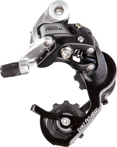 SRAM Cambio trasero Rival 22 de 11 velocidades - grey-black anodized/corto