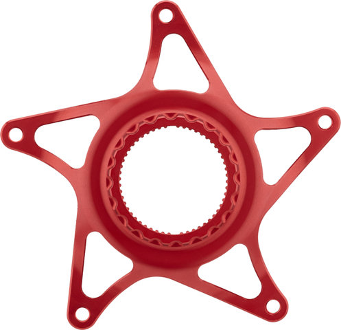 absoluteBLACK Étoile de Plateau E-Bike pour Shimano STEPS - red