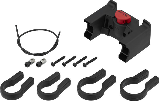 Rixen & Kaul KLICKfix Handlebar Adapter Universal - black-red