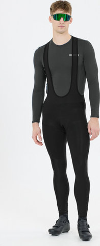 Endurance Culotte con tirantes Gorsk V2 AY Windblock - black | S