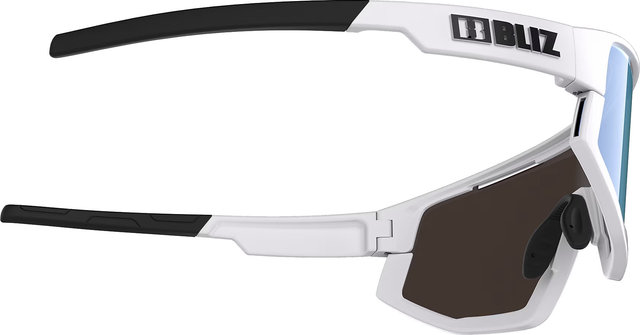 Bliz Lunettes de sport Fusion Small - matte white/brown-blue