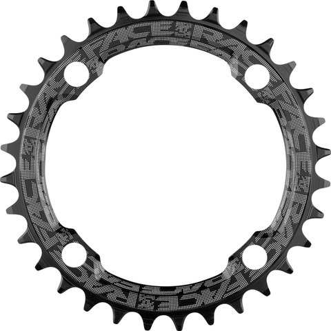Race Face Narrow Wide Kettenblatt, 4-Arm, 104 mm Lochkreis, 10-/11-/12-fach - black/32 Zähne