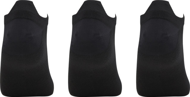 GripGrab Classic No Show Summer Socks 3-Pack - black/41 - 44