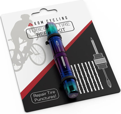 KOM Cycling Herramienta de reparación de neumáticos - iridescent