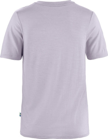 Fjällräven T-shirt Hoja Lugnt Wool - lavender mist | L