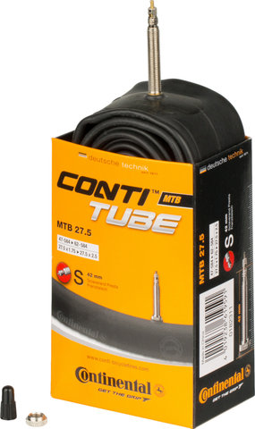 Continental Cámara de aire MTB 27,5 - universal/47-584 a 62-584/Válvula Presta (SV)/27.5x1.75-2.4 Presta 42 mm/42 