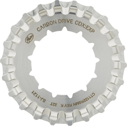 Gates CDX:EXP Rohloff Spline Rear Belt Drive Sprocket - silver/22 