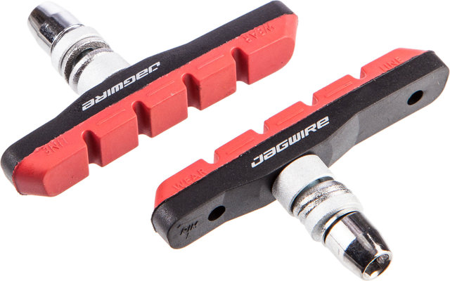 Jagwire Bremsschuhe Mountain Sport für V-Brake - red Jagwire Bremsschuhe Mountain Sport für V-Brake - red