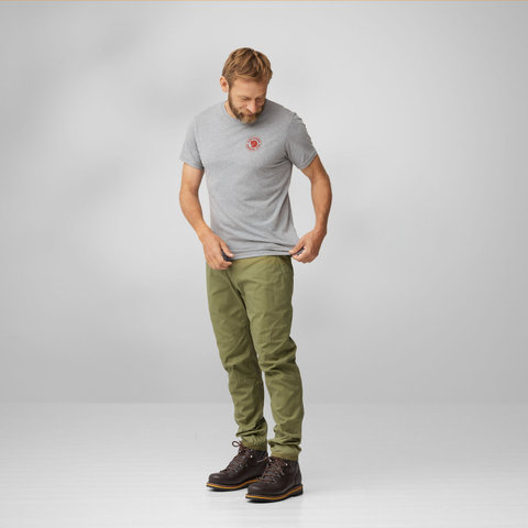 Fjällräven T-shirt Logo 1960 - grey melange | L