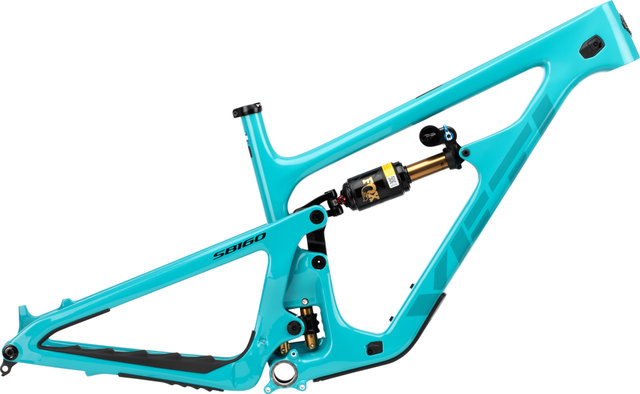Yeti Cycles Kit de cuadro SB160 TURQ Carbon 29" - turquoise/29"/L