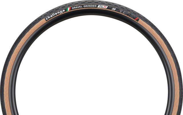 Challenge Gravel Grinder Race TLR 28" Folding Tire - Workshop Packaging - black-brown/38 mm/38-622