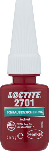 Loctite 2701 High-Strength Threadlocker - universal/5 ml