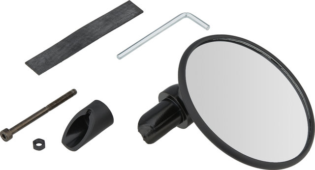 busch+müller Cycle Star Rückspiegel 80 mm - schwarz/Innenlenker