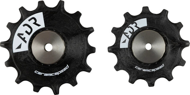 CeramicSpeed Sistema de Roldanas OSPW ALPHA SRAM Red/Force E1 - negro | 14 dientes (rueda guía), 20 dientes (rueda tensora)