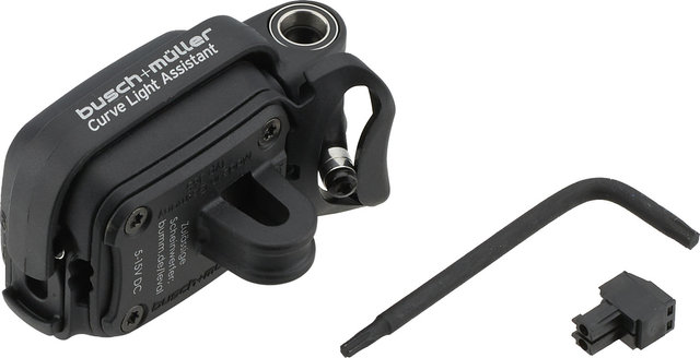 busch+müller Asistente de luz de curvas Leval para luces delanteras de E-Bikes - negro