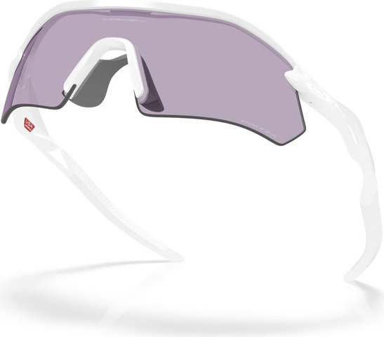 Oakley Radar Plate Sportbrille - polished white/prizm slate