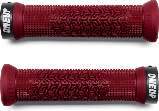 OneUp Components Lock-On Lenkergriffe - maroon | 130 mm