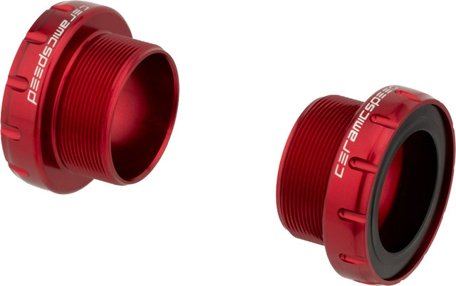 CeramicSpeed BSA SRAM DUB Road Coated Bottom Bracket - red/BSA