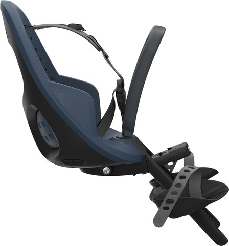 Thule Yepp 2 Mini Kids Bicycle Seat for Head Tube Installation - majolica blue