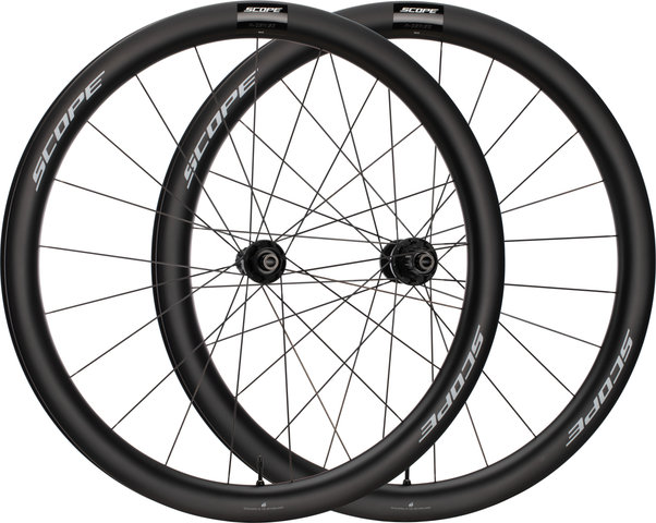 Scope Cycling Juego de ruedas R4.G Disc Center-Lock 28'' - white | 142 mm | 100 mm | Shimano carretera | 28"