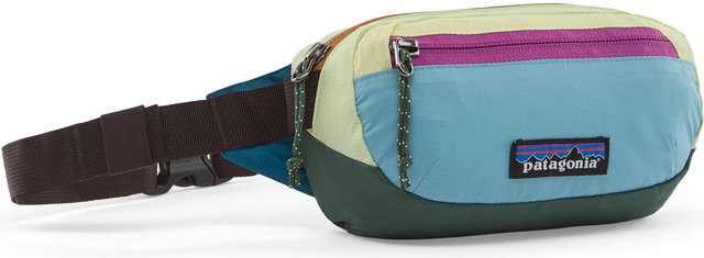 Patagonia Riñonera Terravia Mini Hip Pack - patchwork snowmelt blue