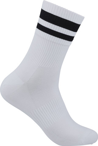 GripGrab Original Stripes Performance Crew Socks - white/41 - 44