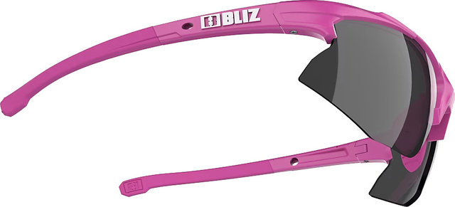 Bliz Lunettes de sport Hybrid Small - matte rose/smoke-silver