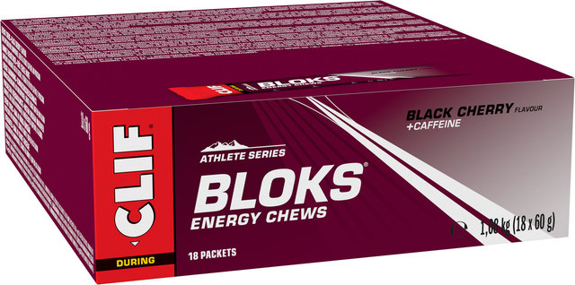 CLIF Bar Bloks Energy Cubes - 18 Pieces - black cherry/black cherry