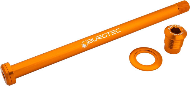Burgtec 186 mm rear axle for Orbea - iron bro orange