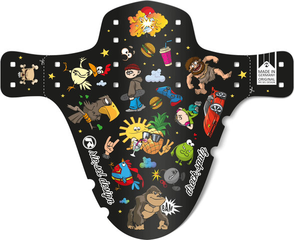 rie:sel design dreck:spatz Kids Mudguard Schutzblech - stickerbomb