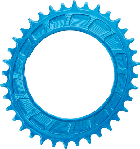 Garbaruk Thread Mount chainring for SRAM XX/XX SL PM 0 mm Oval - blue/36/36 