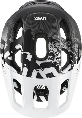 uvex Casco react jr. - white black matt | 52 - 56 cm
