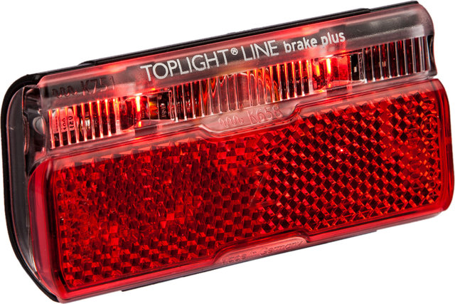 busch+müller Toplight Line Brake Plus LED Rücklicht mit Bremslicht mit StVZO - rot-schwarz/50 mm
