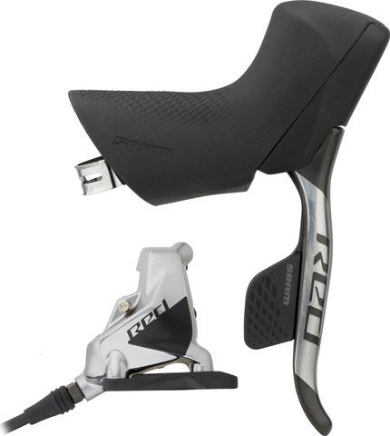 SRAM Freno de disco hidr. Red eTap AXS HRD FM con maneta de cambios/frenos - black/Rueda trasera/Derecho (específico de lado)