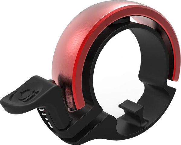 Knog Oi Fahrradklingel Limited Edition - black-red/large Knog Oi Fahrradklingel Limited Edition - black-red/large