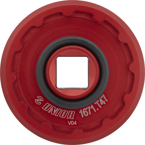 Unior Bike Tools Innenlagerwerkzeug 1671.T47 - red