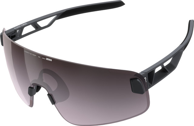 POC Lunettes de Sport Elicit Toric - uranium black-clarity road-sunny silver | clarity road-sunny silver