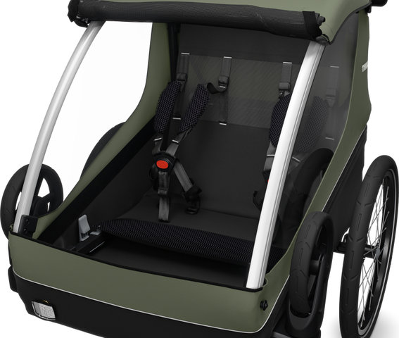 Thule Remolque para niños Courier - vintage green | 20"