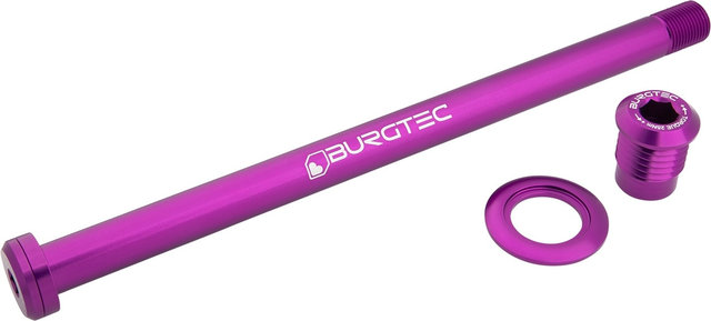 Burgtec 186 mm rear axle for Orbea - purple rain