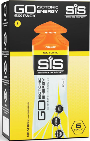 SIS GO Isotonic Energy Gel, 6 Stück - orange