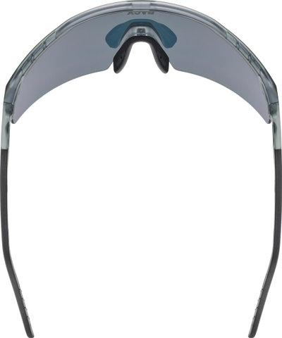 uvex flowline Brille - smoke matt | mirror red