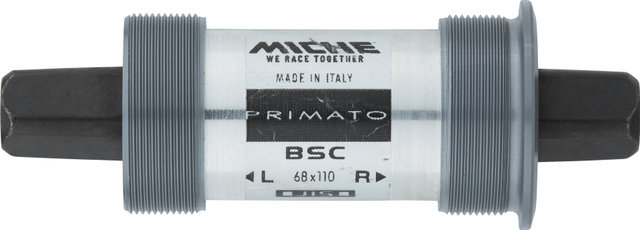 Miche Eje de pedalier Primato JIS - plata/BSA 68x110