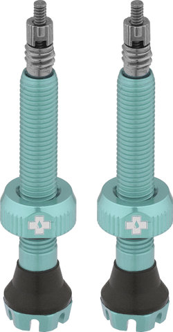 Muc-Off Tubeless Ventile V2 - turquoise/SV 44 mm