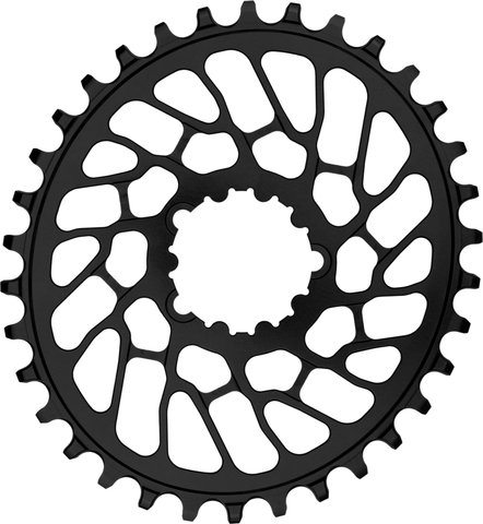 absoluteBLACK Plato Oval para SRAM Direct Mount 0 mm Offset - black/34 
