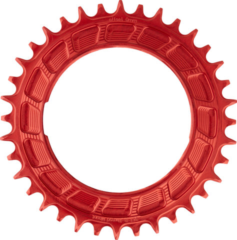 Garbaruk Thread Mount Chainring for SRAM XX/XX SL PM 0mm Round - red/36/36 