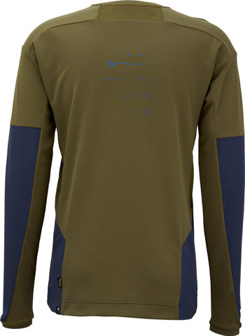 ION Maillot Scrub AMP L/S BAT - dark mud/M